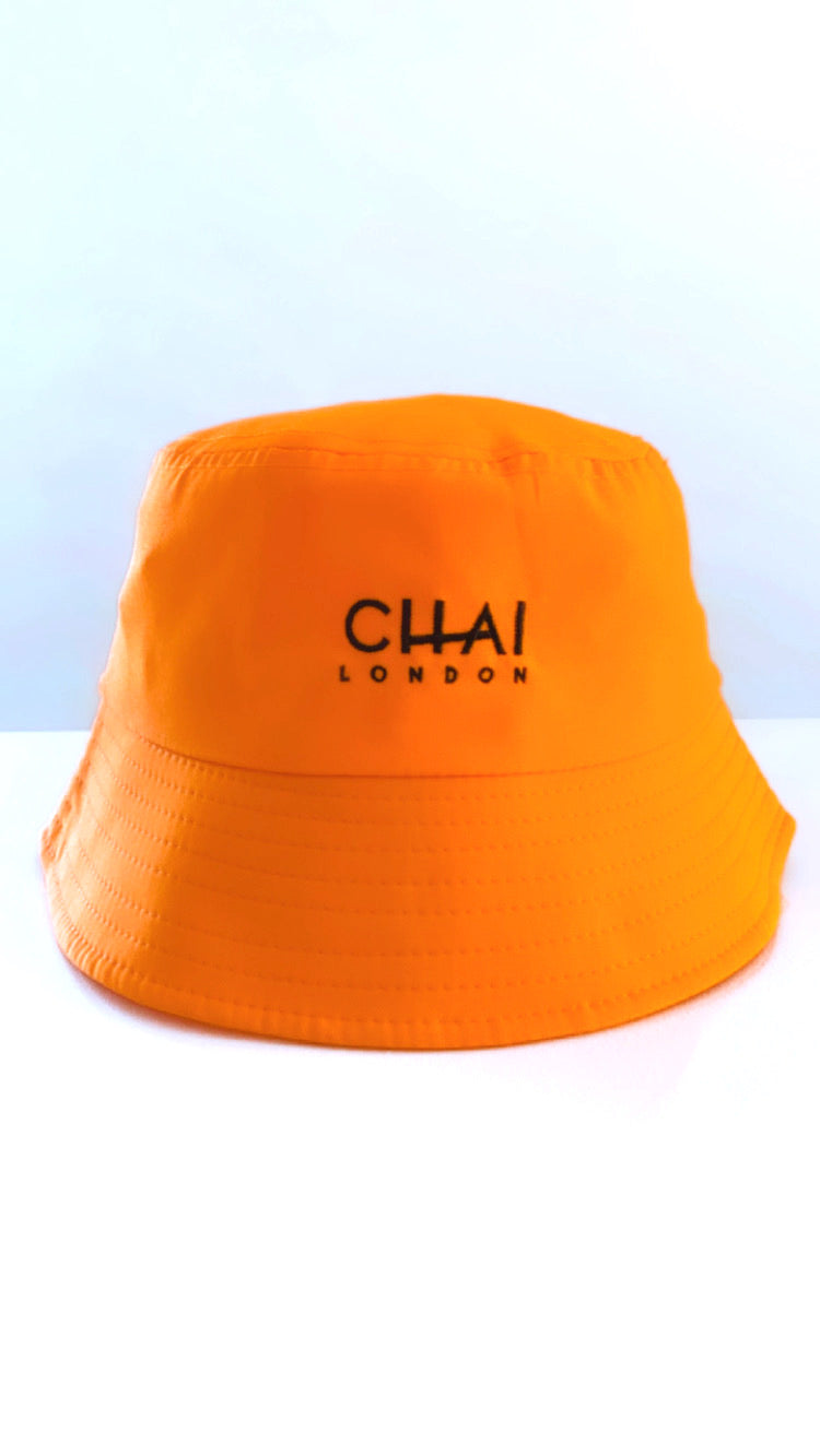 Orange / Black Bucket Hat